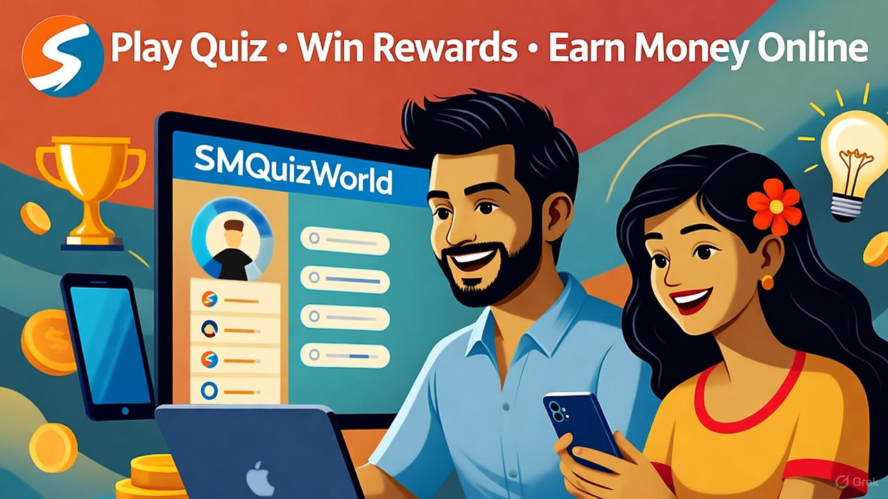 Quiz Khelkar Paise Kaise Kamaye – SMQuizWorld Se Real Earning Guide (2025)