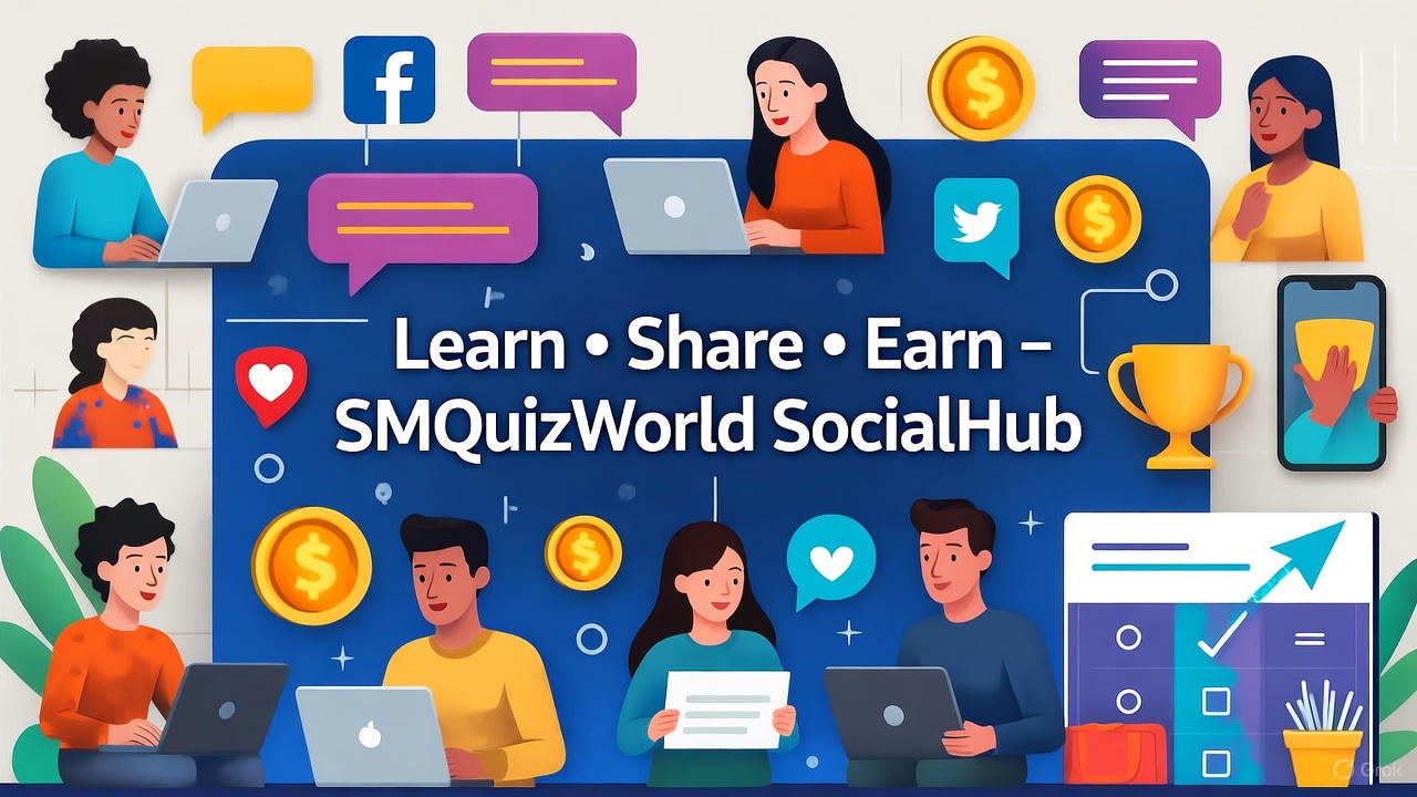 SMQuizWorld SocialHub – Quiz, Friendship & Rewards Wala India Ka Smart Platform